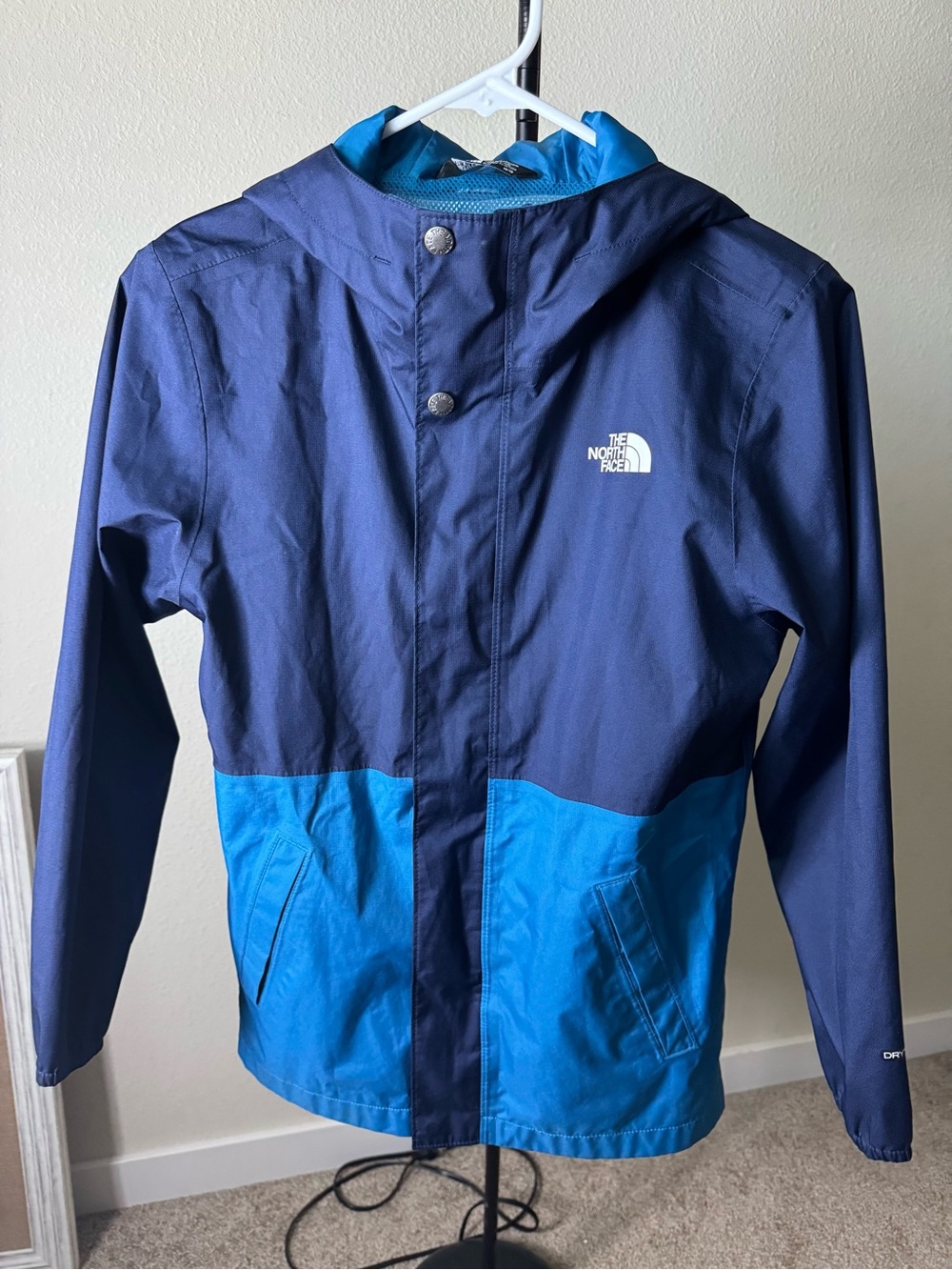 The North Face Blue Kids' Hooded Rain Jacket